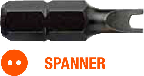 Насадка отверточная INDUSTRY USH SPANNER SP10 x 25 мм 5 шт