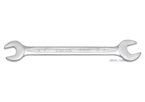 Ключ рожковый YATO 6 х 7 мм 128 мм
