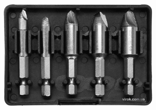 Набор винтовых экстракторов для сломанных винтов YATO YT-06035