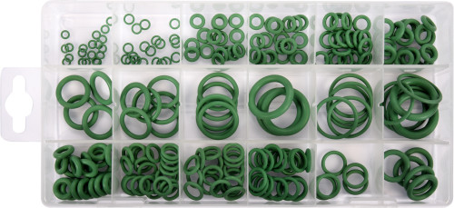 Набор резиновых прокладок различных размеров YATO с каучука-HNBR, для систем кондиционирования 225 шт.