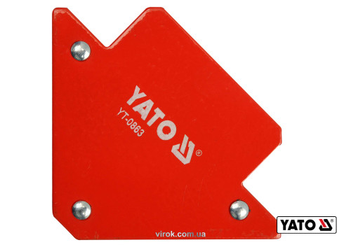 Струбцина магнитная для сварки YATO 82 х 120 х 13 мм 11.5 кг