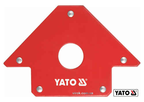 Струбцина магнитная для сварки YATO 102 х 155 х 17 мм Ø28 мм 22.5 кг