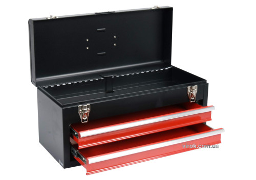 Ящик для инструментов металлический YATO с 2 шуфлядами 218 х 255 х 520 мм