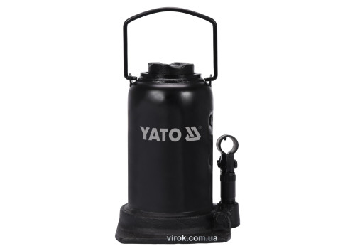 Домкрат гидравлический бутылочный YATO 25 т 240-510 мм