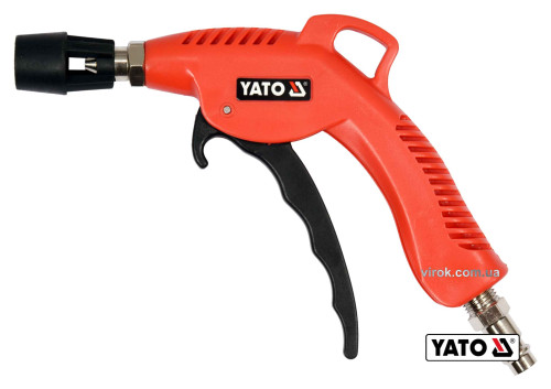 Пистолет пневматический продувочный YATO с турбо-соплом 45 мм 1/4" 0.62 МПа