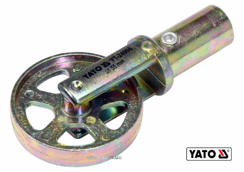 Колесо ведущее для очистки канализации YATO 55 мм с оцинкованной стали для YT-24980