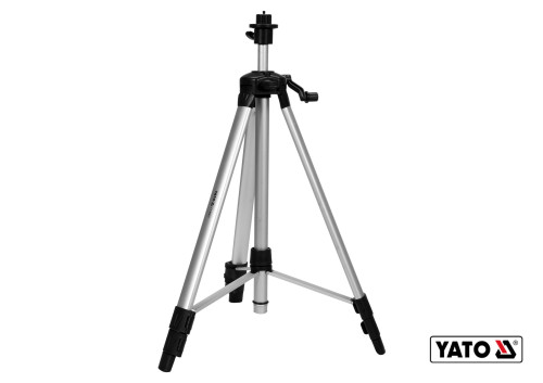 Штатив тринога алюминиевый YATO с телескопическими ножками 60-150 см резьба 1/4" и 5/8"