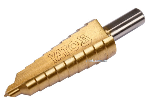 Сверло по металлу конусное ступенчатое YATO HSS 4241 6-20 мм 75/55 мм