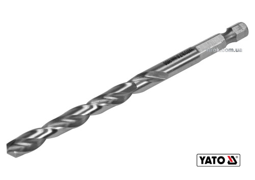 Сверло по металлу YATO 7 x 109/69 мм HEX-1/4" HSS 6542 для нержавеющей конструктивной легированной стали
