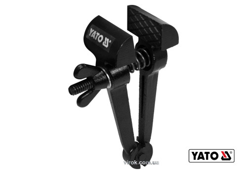 Ручные тиски стальные YATO 165 мм губки- 50 мм развод губок- 32 мм