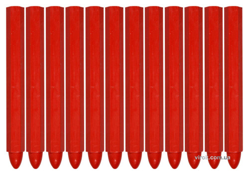 Мел для маркировки различных поверхностейYATO 120 x 12 мм 12 шт