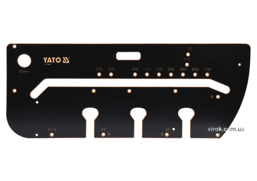 Шаблон для соединения кухонных столешниц YATO 1000 х 390 х 53 мм