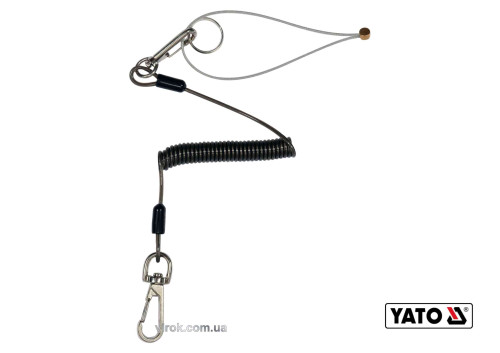 Пружинная веревка для инструмента YATO 1 мм x 52-170 мм 2 кг + 2 карабина