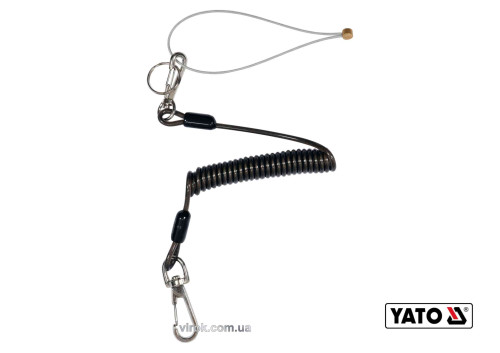 Пружинная веревка для инструмента YATO 1.5 мм x 52-170 мм 3 кг + 2 карабина