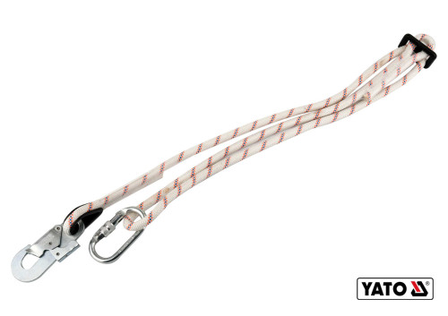 Веревка с карабинами YATO 2 м Ø14 мм