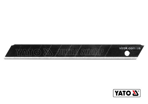 Лезвия стальные с отламывающимися сегментами YATO 9 мм 10 шт