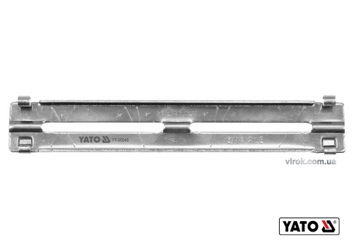 Направляющяя для напильника YT-85026 с клипсовым креплением YATO Ø4.5 x 190 х 30 мм под 10°/25°/30°/35°