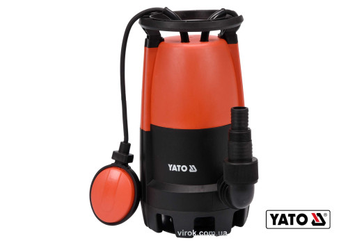 Насос для грязной воды YATO 900 Вт 18000 л/ч 8.9 м