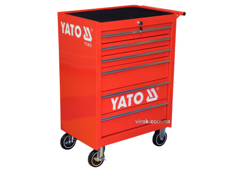 Шкаф-тележка для инструментов YATO 995 х 680 х 458 мм с 6 шуфлядами