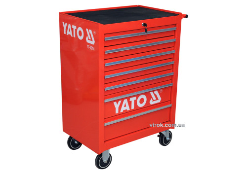 Шкаф-тележка для инструментов YATO 995 х 680 х 458 мм с 7 шуфлядами