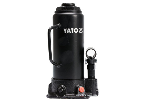 Домкрат гидравлический бутылочный YATO 10 т 230-460 мм