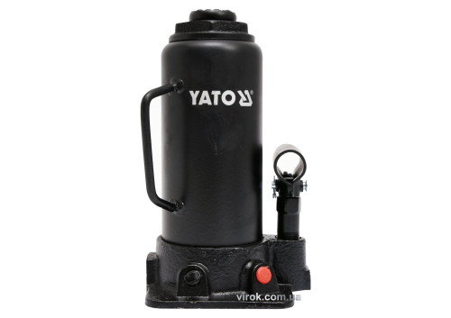 Домкрат гидравлический бутылочный YATO 12 т 230-465 мм