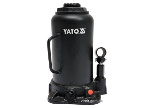Домкрат гидравлический бутылочный YATO 20 т 242-452 мм