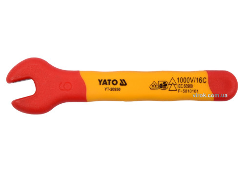 Ключ рожковый диэлектрический YATO М6 мм VDE до 1000 В