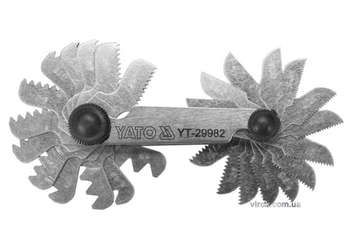 Резьбомер дюймовый YATO YT-29982