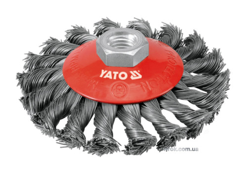 Щетка-крацовка YATO Ø100 мм