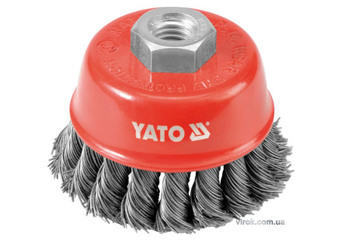 Щетка-крацовка чашеобразная YATO Ø60 мм