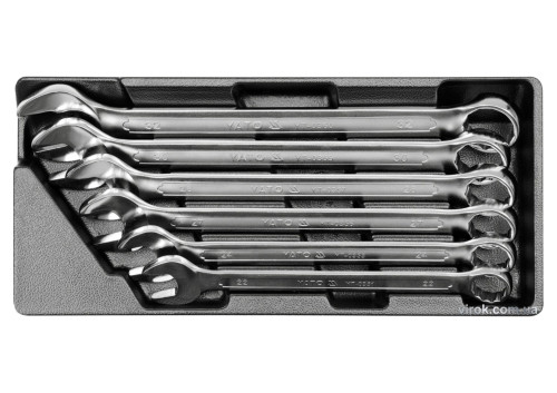 Вклад для инструментального шкафа YATO набор комбинированных ключей 22-32 мм 6 шт