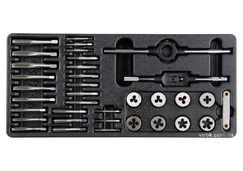 Вклад для инструментального шкафа YATO метчики и плашки 35 шт