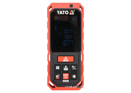 Дальномер лазерный YATO 0.2-40 м 10 режимов