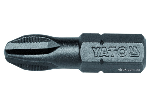 Насадка отверточная YATO 1/4" крестовая PH3 х 25 мм 50 шт