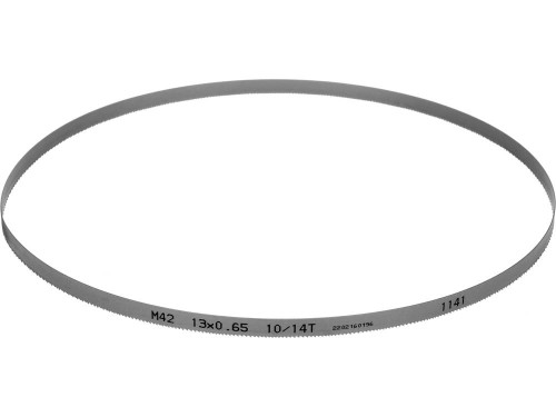 Полотно пиляльне по металу замкнуте YATO біметал, 1140х 13 х 0,65 мм. 14 зуб/1" до пили YT-82188  