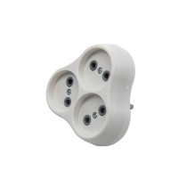 Вилка-перехідник електромережева ТМ VIROK 16А/250V без заземлення