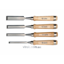 Набор стамесок YATO с деревянными ручками 10, 16, 20, 25 мм 4 шт