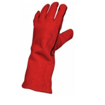 Перчатки для сварочных работ красные размер 10