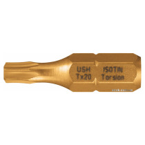 Насадка отверточная с титановым покрытием USH 1/4" TORX T15 х 25 мм 10 шт