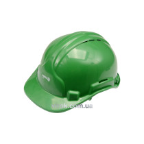 Каска для защиты головы VOREL зеленая