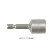 Насадка торцевая магнитная YATO HEX-1/4" 12 х 48 мм CrV