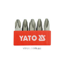 Насадка отверточная ударная YATO 5/16" крестовая PH3 х 36 мм 5 шт
