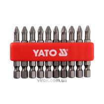 Насадка отверточная YATO 1/4" крестовая PН2 х 50 мм 10 шт
