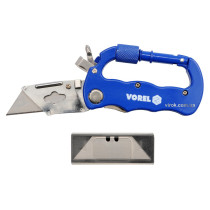 Нож складной VOREL с трапециевидным лезвием 61 х 33 х 0.5 мм