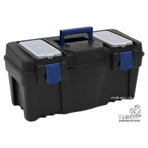 Ящик для инструментов с органайзером пластиковый Caliber 22" TM VIROK 550 х 267 х 270 мм