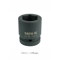 Головка торцевая ударная шестигранная YATO 1" М36 х 65 мм