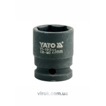 Головка торцевая ударная шестигранная YATO 1/2" М23 х 39 мм