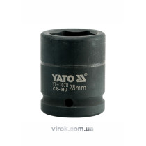 Головка торцевая ударная шестигранная YATO 3/4" М28 х 53 мм