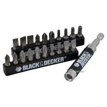 Набор насадок отверточных Black+Decker с магнитным держателем 21 шт